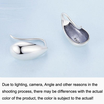 925 Sterling Silver Water Drop Earrings Glare Design