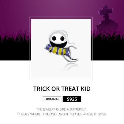 925 Sterling Silver Ghost Bead Bracelet & Necklace Set