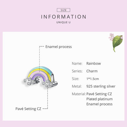 925 Sterling Silver Colorful Diy Jewelry Accessories In