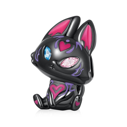 925 Sterling Silver Fox Elf Beads For Diy Bracelets & Necklaces