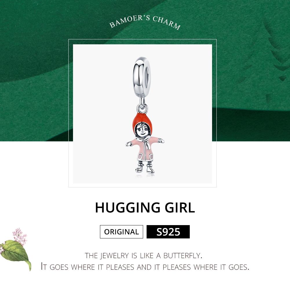 925 Sterling Silver Sunshine Girl Bead Pendant For Diy Bracelets And Necklaces