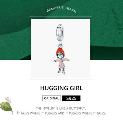 925 Sterling Silver Sunshine Girl Bead Pendant For Diy Bracelets And Necklaces