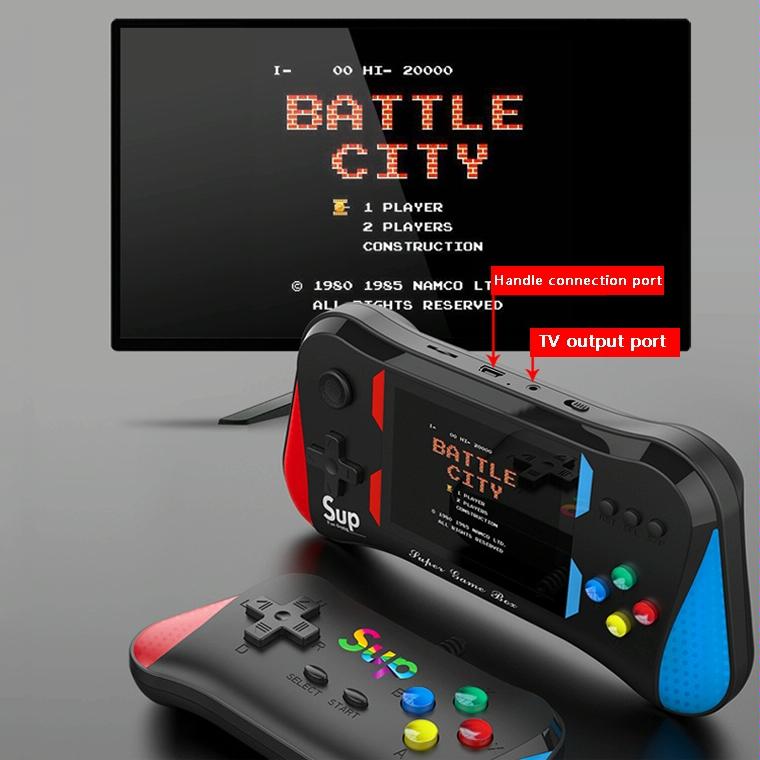 Portable Handheld Game Console - Red 3.5 Screen