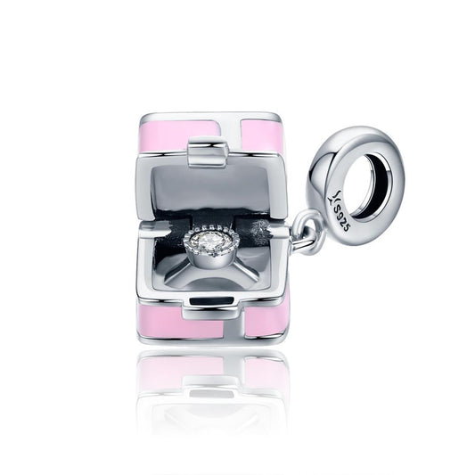 925 Sterling Silver Diy Romantic Beaded Bracelet