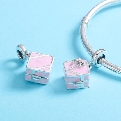 925 Sterling Silver Diy Romantic Beaded Bracelet
