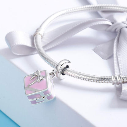 925 Sterling Silver Diy Romantic Beaded Bracelet