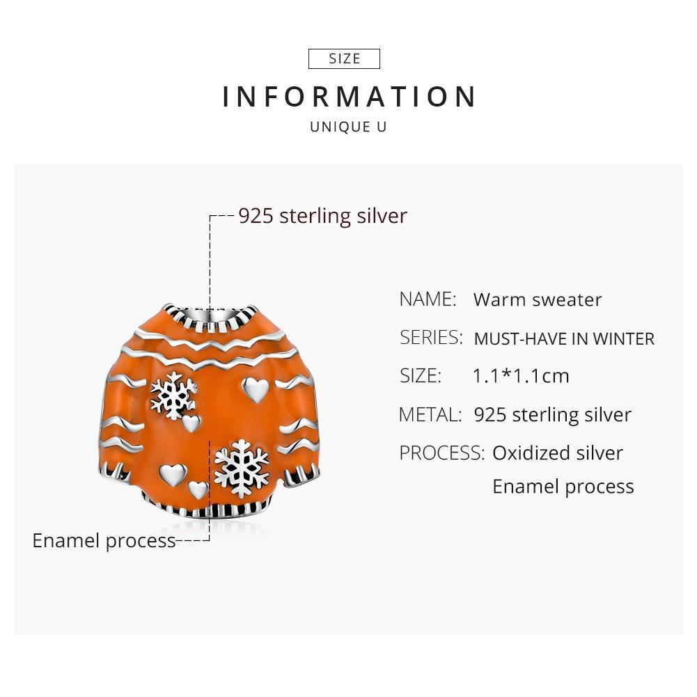 925 Sterling Silver Sweater Bead Bracelet / Necklace Accessory