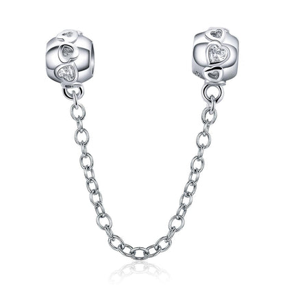 925 Sterling Silver Safety Chain Cute & Versatile