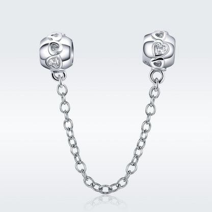 925 Sterling Silver Safety Chain Cute & Versatile