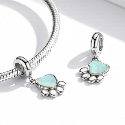 925 Sterling Silver Opal Bead Bracelet & Necklace Set
