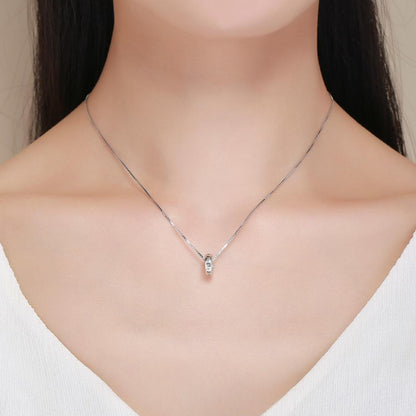 925 Sterling Silver Heart Shaped Beads For Diy Bracelets