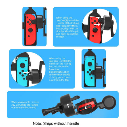 Oled Switch Fishing Rod for Aquarium Game - Left / Right Handle