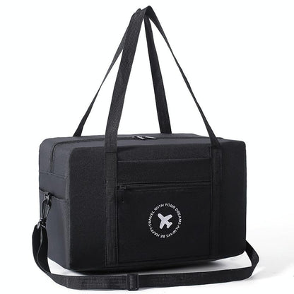 Foldable Travel Bag for Camping & Hiking - Large - Large Gray