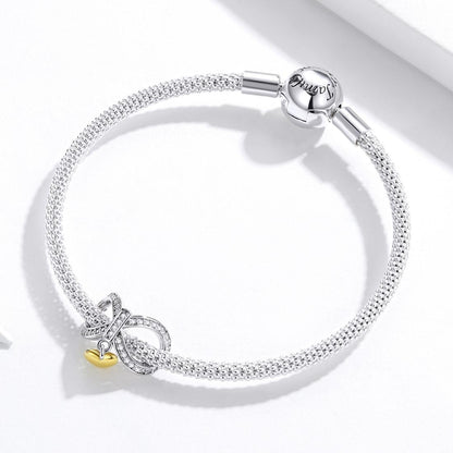 925 Sterling Silver Infinite Love Necklace & Bracelet Charm