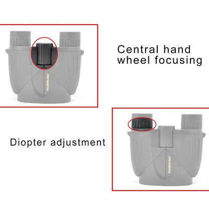 Portable Mini Binoculars for Camping Hunting and Traveling - 10x25