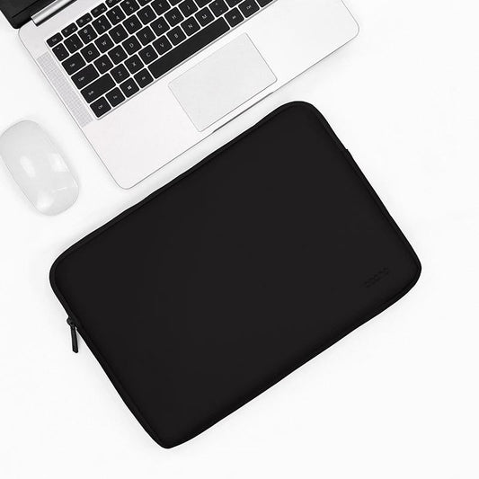 Midnight Black Laptop Bag - 15 / 15.6 Inch - Pu Leather