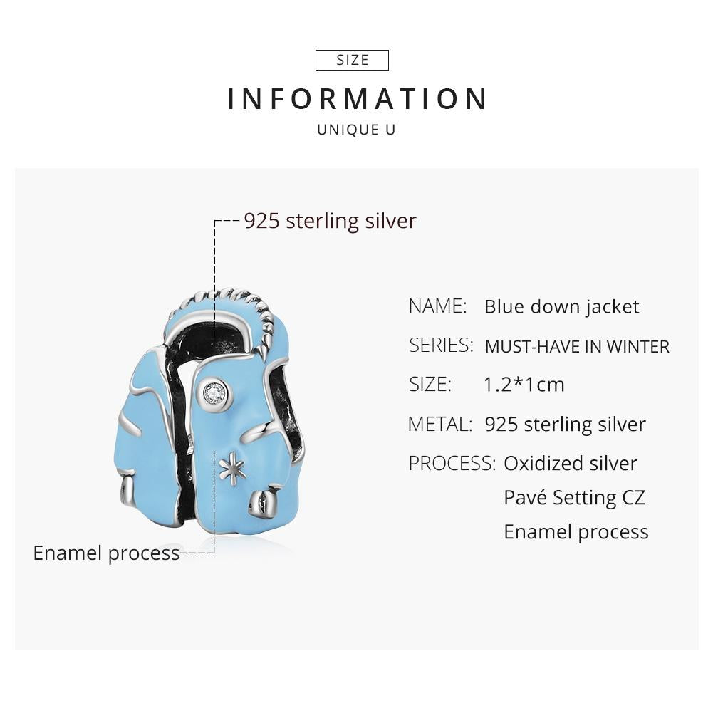 925 Sterling Silver Sky Blue Bead Bracelet / Necklace Set