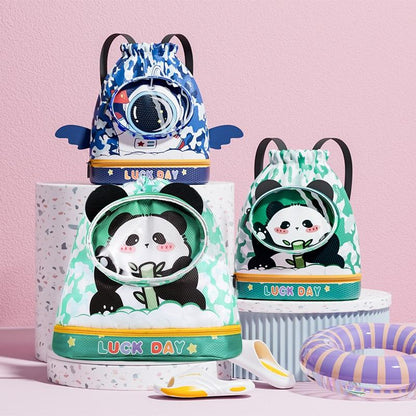 Kids' Cartoon Swim Bag Waterproof Dry / Wet Portable - Small Panda