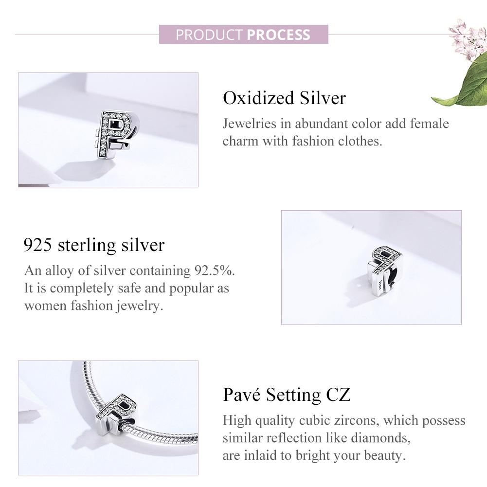 925 Sterling Silver Ruble Bead Pendant For Diy Bracelets & Necklaces