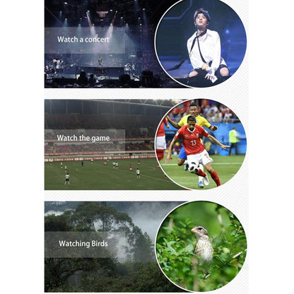 Foldable Hunting Binoculars for Outdoor Adventures - 500 X 25 Standard