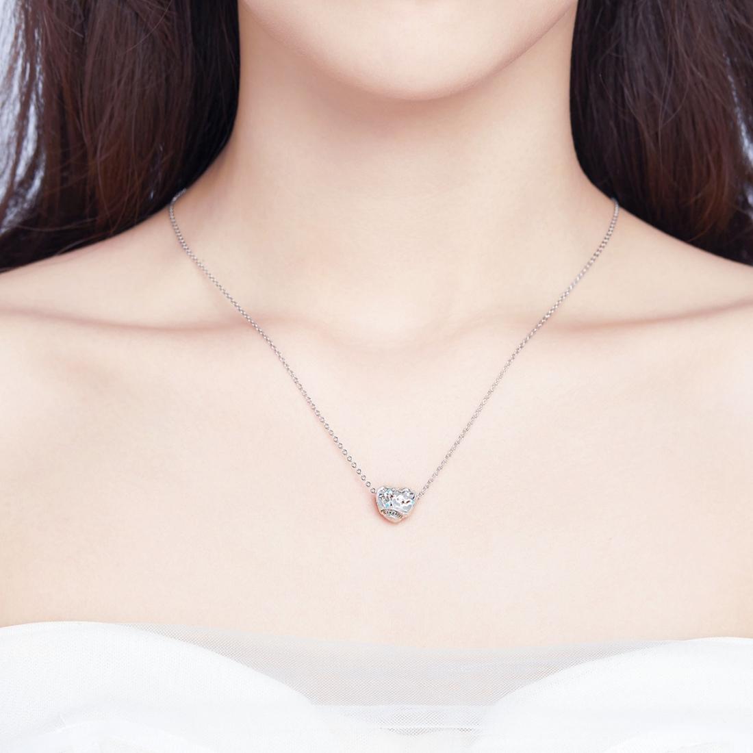 925 Sterling Silver Love Heart Beaded Bracelet Charms