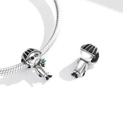 925 Sterling Silver Uncle Bead For Diy Bracelets & Necklaces