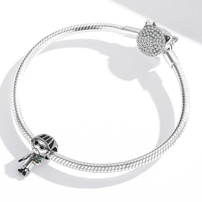 925 Sterling Silver Uncle Bead For Diy Bracelets & Necklaces