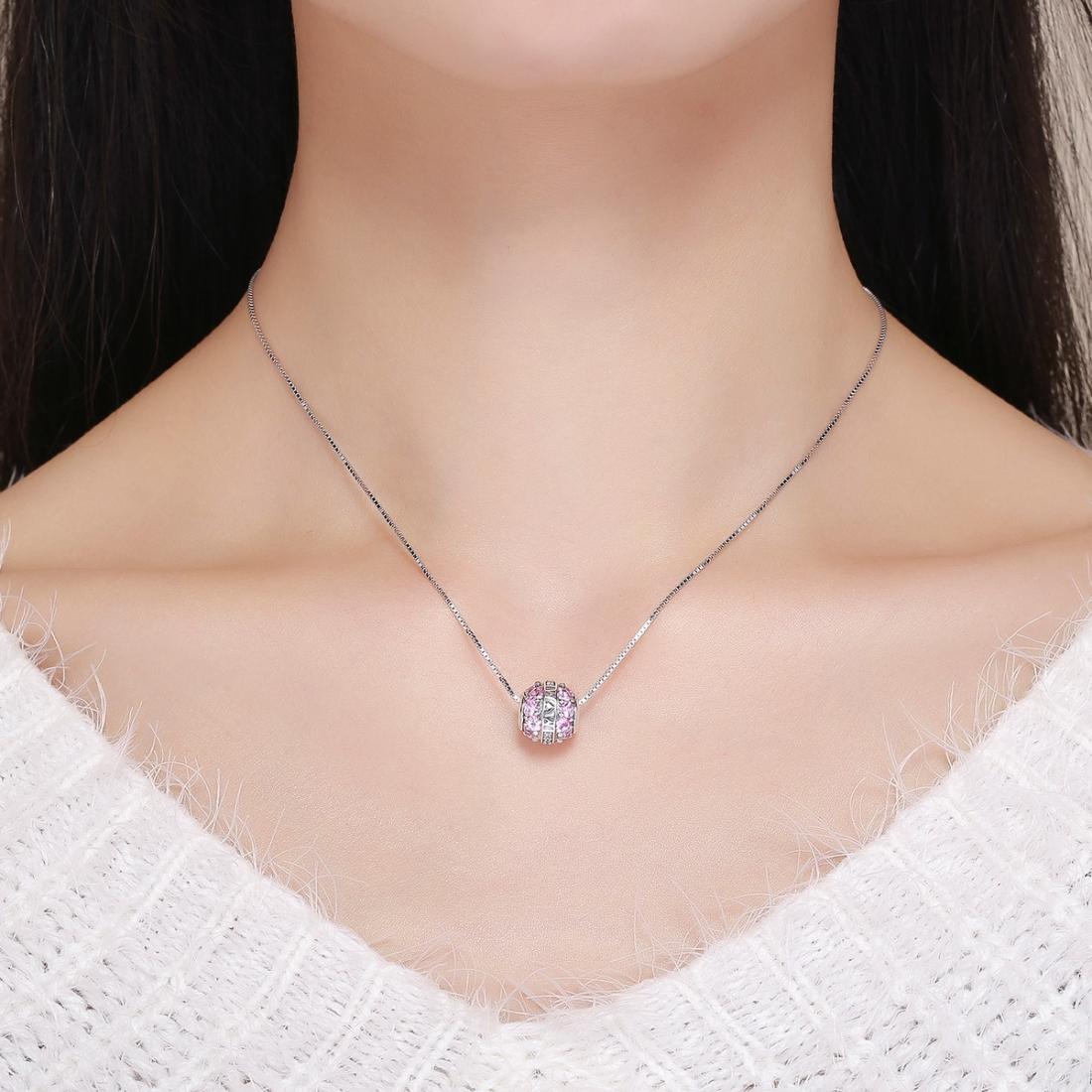 925 Sterling Silver Love Beads Pendant For Diy Bracelets & Necklaces