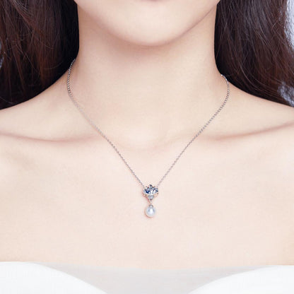 925 Sterling Silver Scallop Pearl Beaded Bracelet Accessory