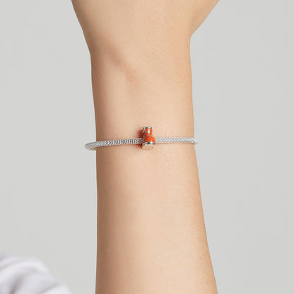 925 Sterling Silver Small Cotton Boots Beads For Diy Bracelets & Necklaces