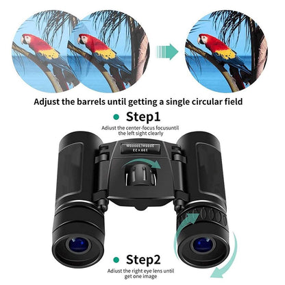 Foldable Hunting Binoculars for Outdoor Adventures - 3000 X 22 Standard