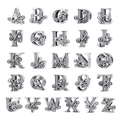 Diy Bracelet Beaded Accessories With Zircon Beads 26 Letters Style - Y
