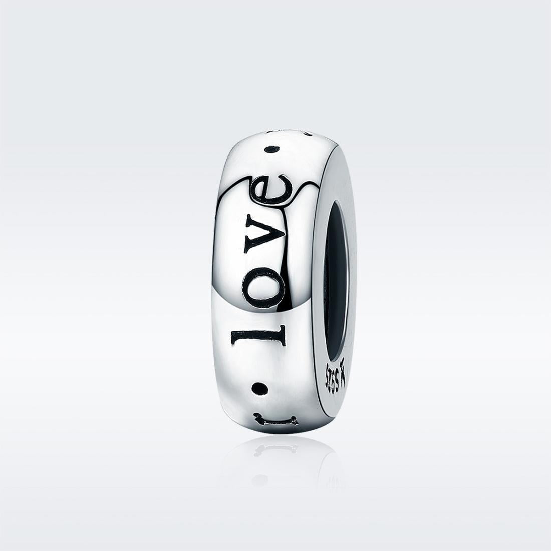 925 Sterling Silver Love Heart Beads Perfect Gift!