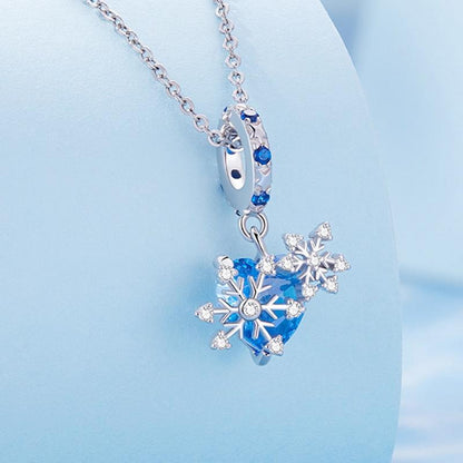 925 Sterling Silver Winter Snowflake Diy Bracelet Bead