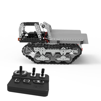 10-ch Remote Control Dump Truck Toy Diy Stainless Steel 2.4g Wireless