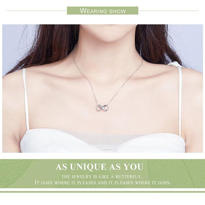 925 Sterling Silver Forever Family Infinity Bracelet