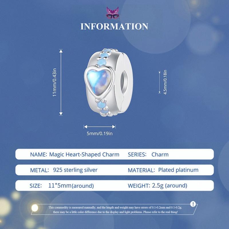 925 Sterling Silver Magic Heart Necklace Pendant