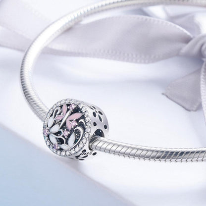 925 Sterling Silver Dragonfly Bead Pendant For Diy Bracelets & Necklaces