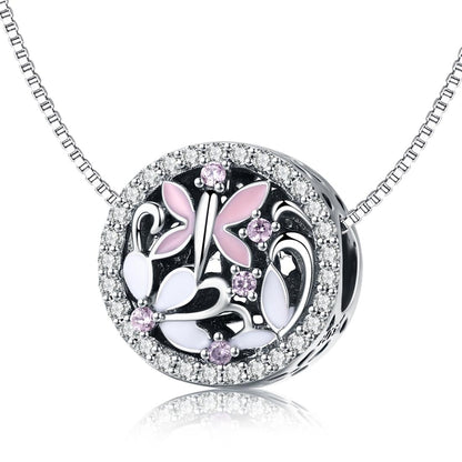 925 Sterling Silver Dragonfly Bead Pendant For Diy Bracelets & Necklaces