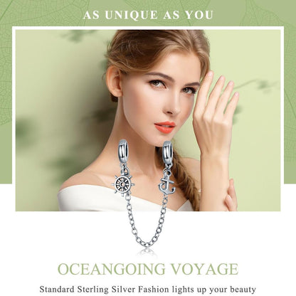 925 Sterling Silver Stylish Safety Chain For All Occasions