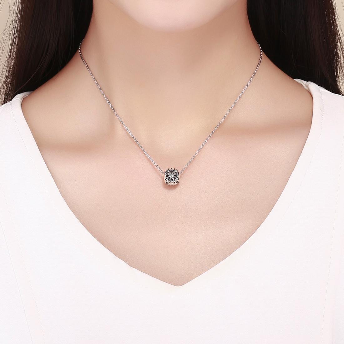 925 Sterling Silver Flower Beads For Diy Bracelets & Necklaces