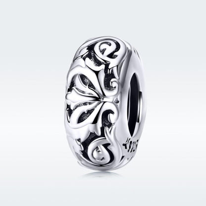 925 Sterling Silver Flower Beads Bracelet Hollow Pattern