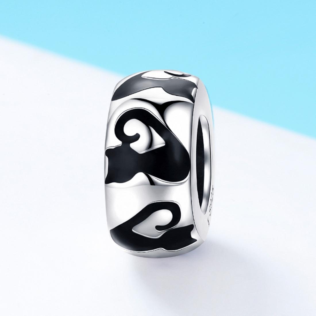 925 Sterling Silver Cat Silhouette Pendant For Diy Bracelets & Necklaces