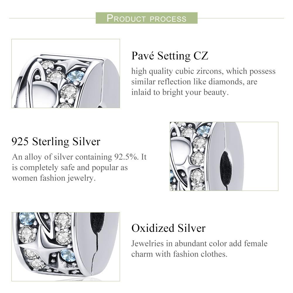 925 Sterling Silver Planet Beads For Diy Necklace