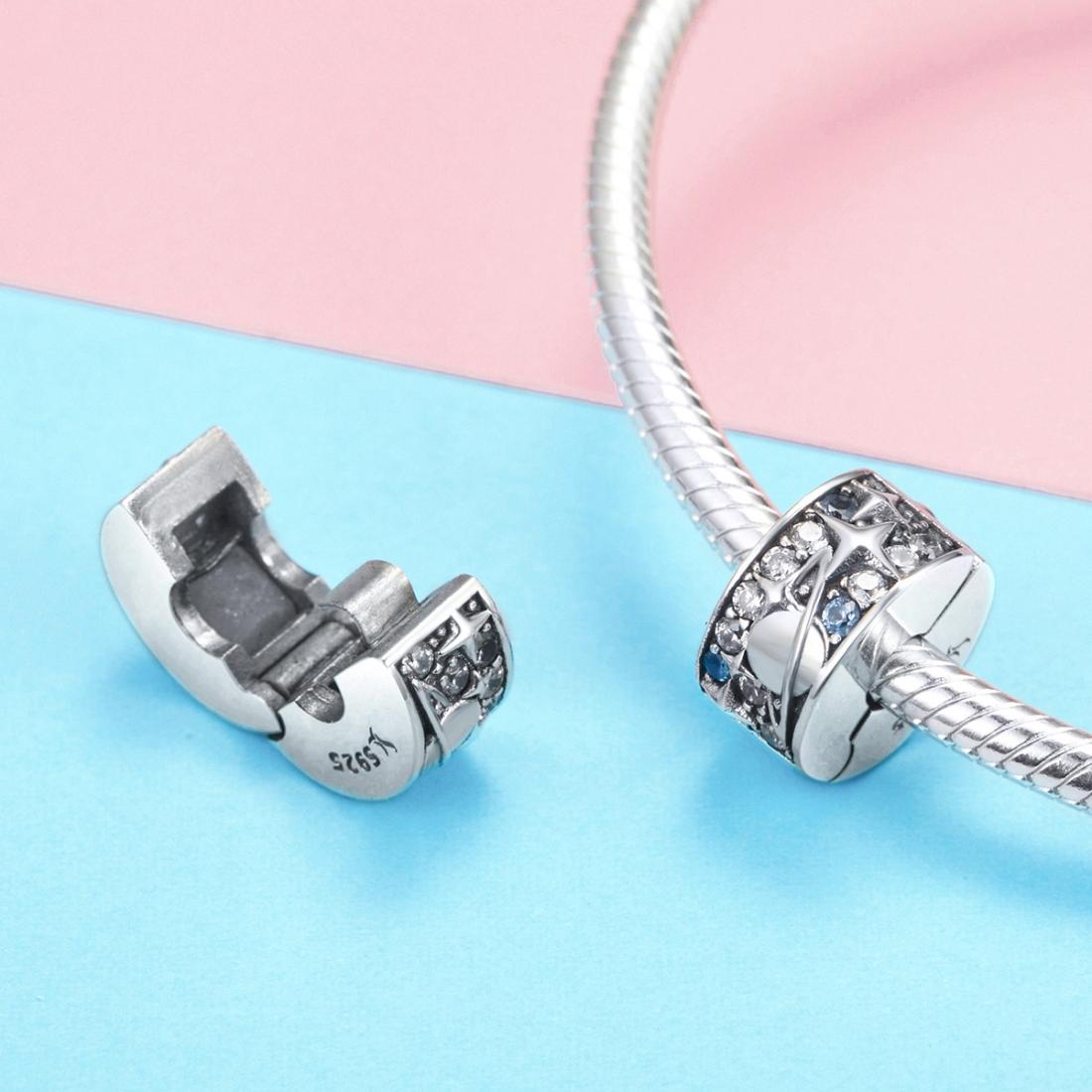925 Sterling Silver Planet Beads For Diy Necklace
