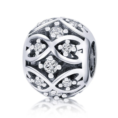925 Sterling Silver Stylish Beaded Bracelet Accessories
