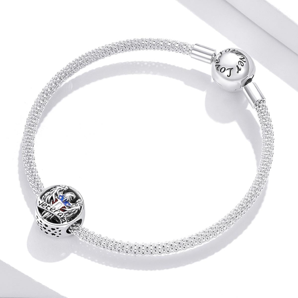 925 Sterling Silver Eagle Beads For Diy Bracelets & Necklaces