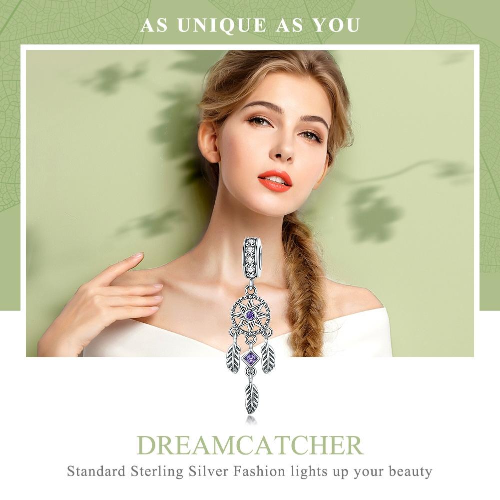 925 Sterling Silver Dream Catcher Bracelet Beads
