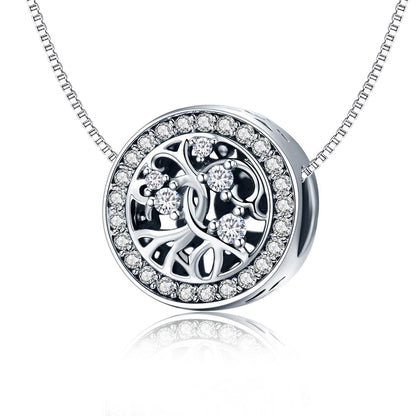 925 Sterling Silver Tree Of Life Beaded Bracelet