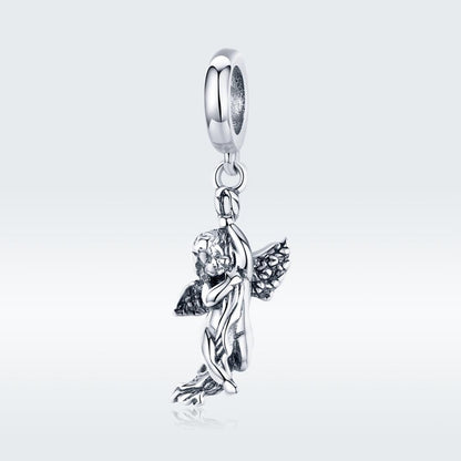 925 Sterling Silver Handmade Cupid Pendant Diy Accessory